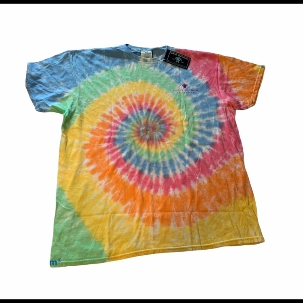 Simply Southern Tie Dye Turtle Rescue Team Tee